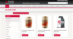 Desktop Screenshot of gsfood.ch